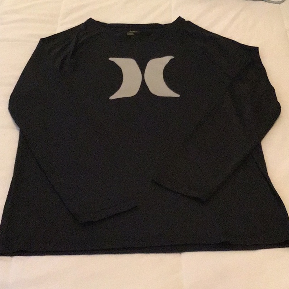 Hurley - men’s black rash guard shirt